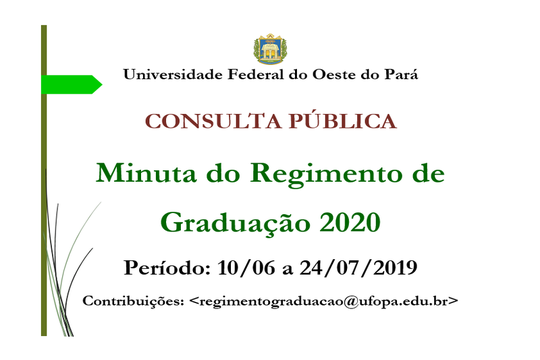 Minuta do Regimento de Graduação 2020