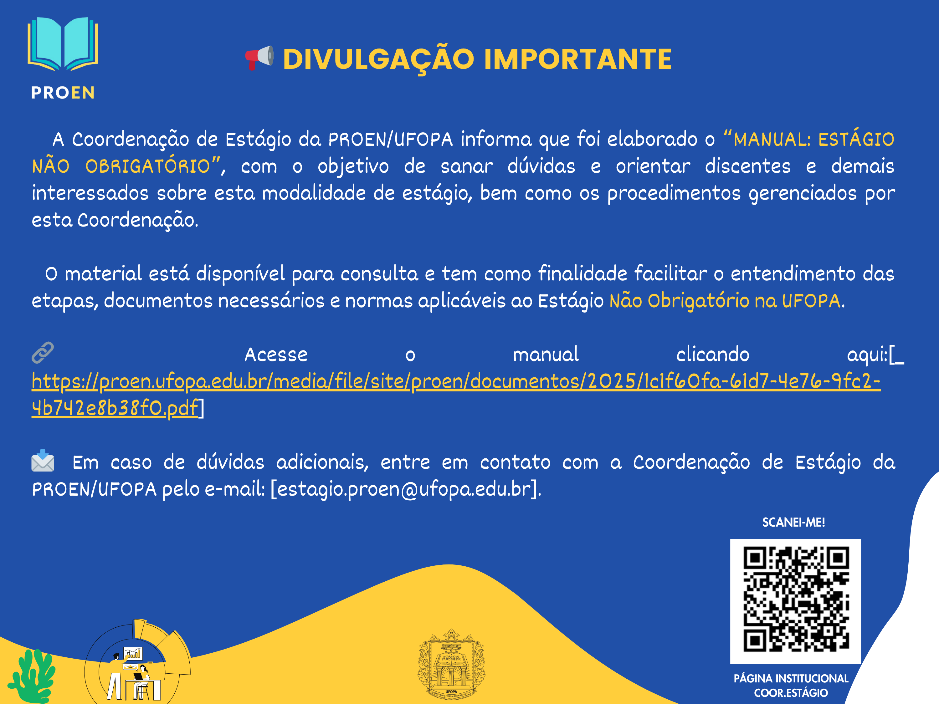 Informe Manual de Estágio Não Obrigatório